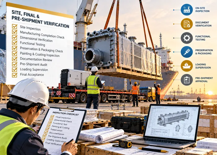Site, Final & Pre-Shipment Verification